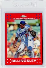 2007 TOPPS CHROME RED REFRACTOR #128 - CHAD BILLINGSLEY #ED 41/99