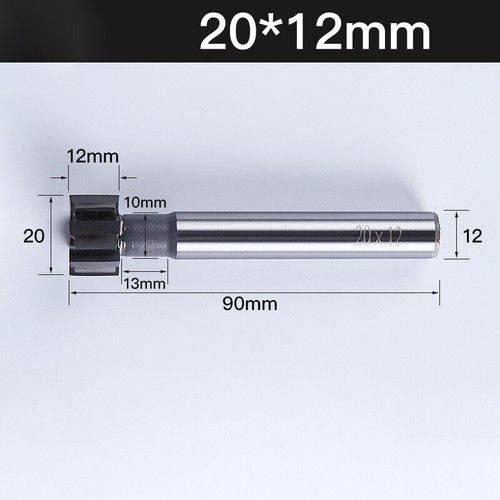 Carbide Tipped T-Slot End Mill Woodruff Keyseat Cutter16-32mm Metal Cutting Tool - Picture 29 of 61