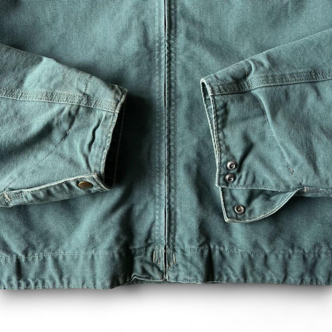 ジャケット・アウター 94 Carhartt Detroit Jacket Spruce JS1235 MENS 2XL Carhartt Detroit Jacket J189 Callared OD Green