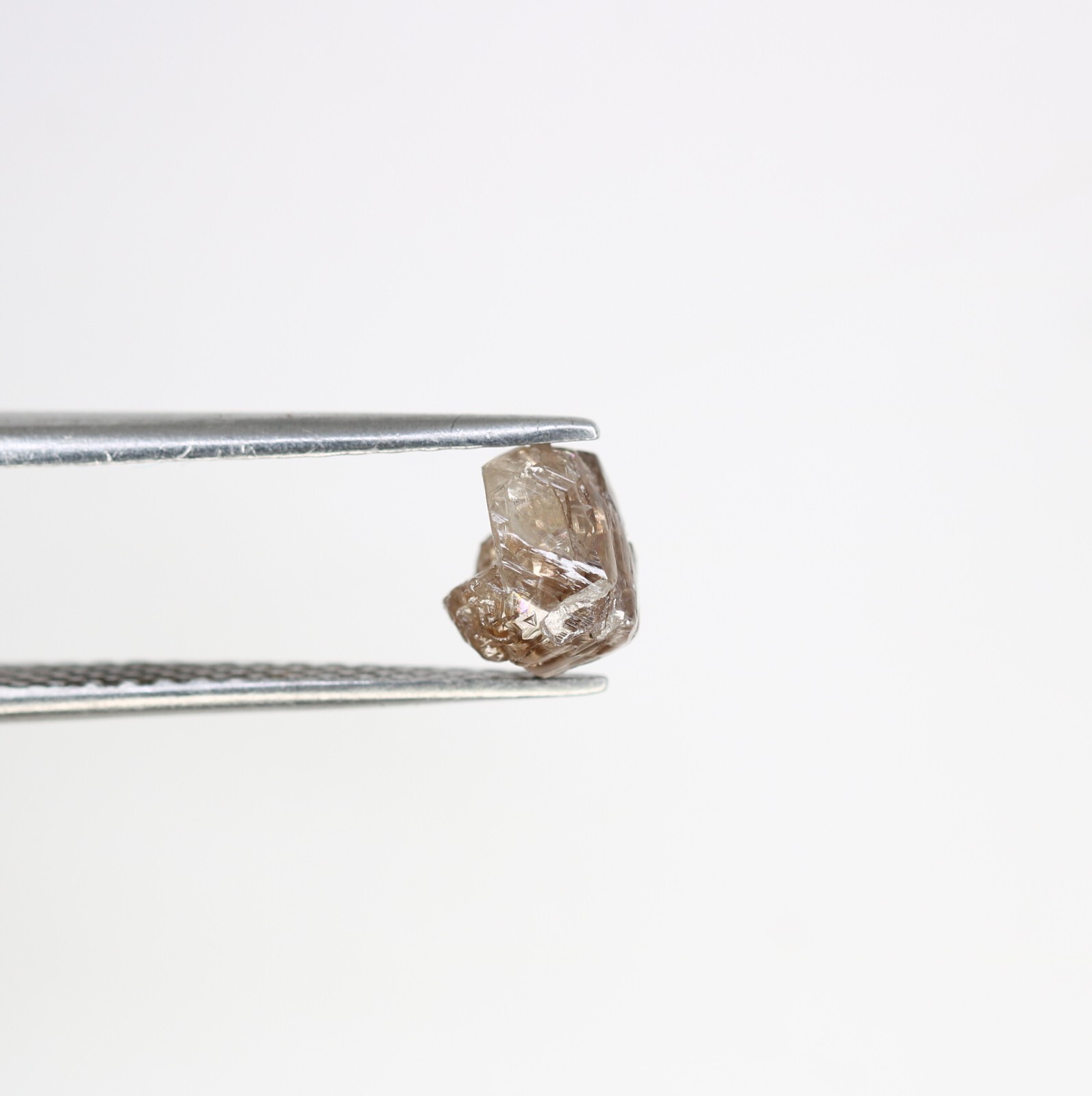 1.73ct Natural Brown Irregular Cut Rough Diamond for Girlfriend