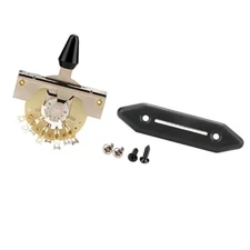 Guitar Pickup Switch 5 Way Toggle Switch with Plate Pickup Selector Switch