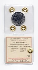 20 CENTESIMI 1941 FDC PERIZIATA