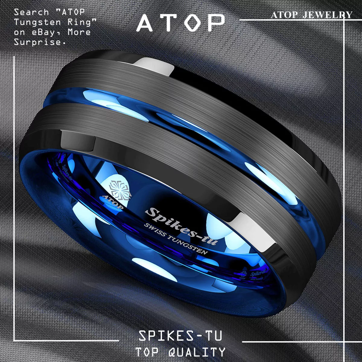 Blue line rings sale