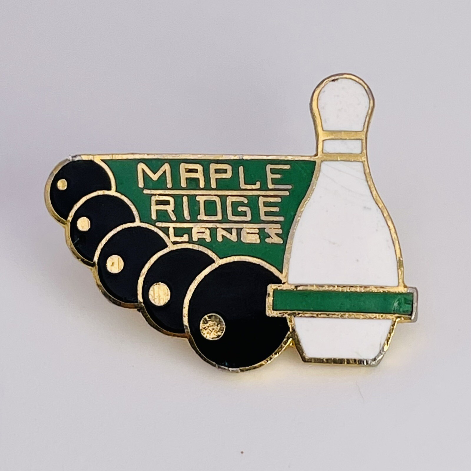 Maple Lanes Alley Enamel Pin - Lapel, Hat - Collectible! |