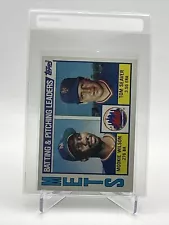 1984 Topps Mets Leaders/Checklist Baseball Card #246 NM-Mint FREE SHIPPING