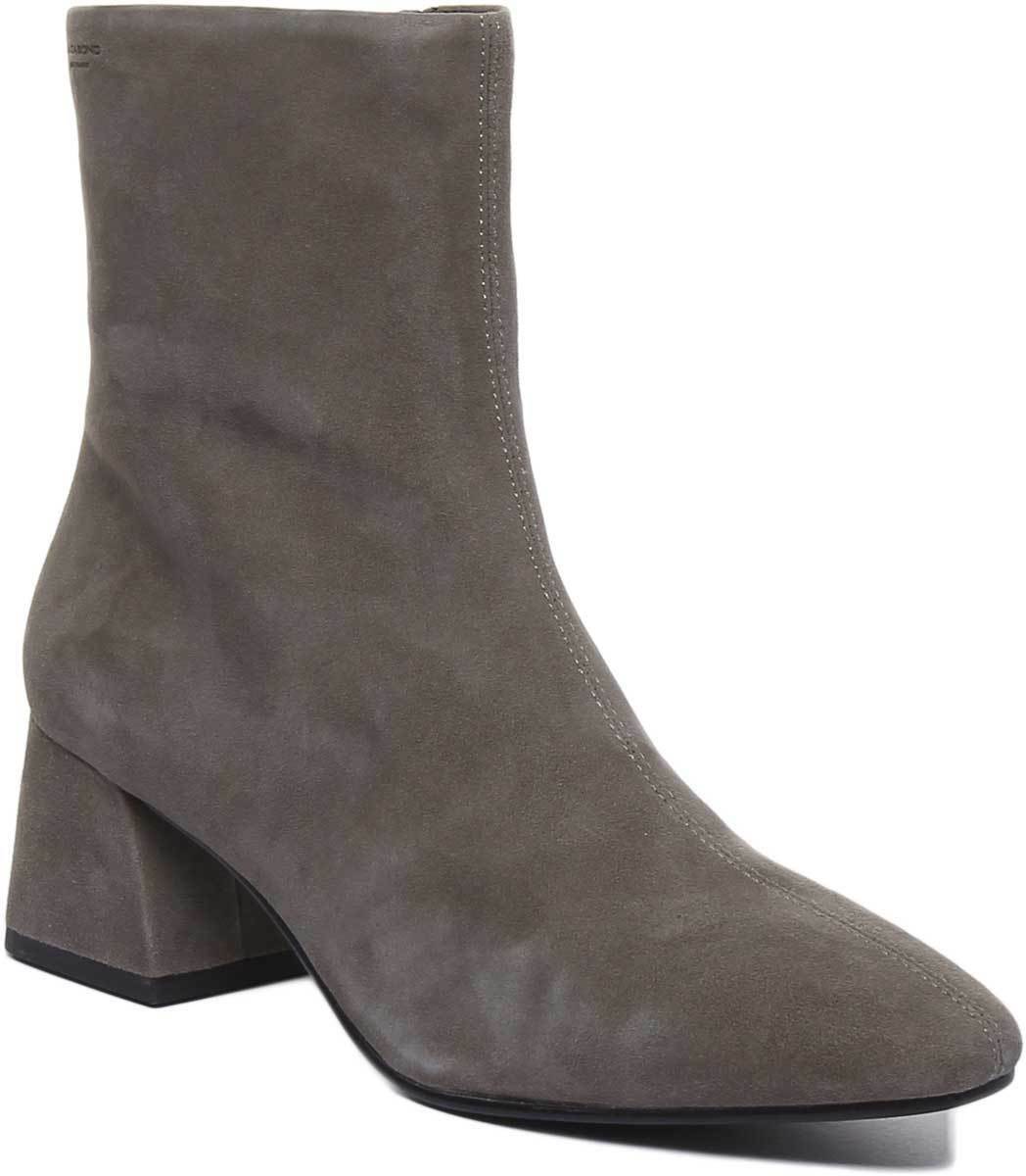 Brød græs enkelt gang Vagabond Alice Womens Nubuck Leather Heel Ankle Boots In Olive Size US 5 -  10 | eBay