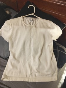 tommy hilfiger white short sleeve shirt