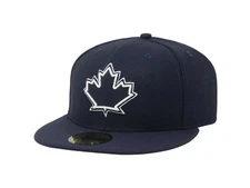 New Era 59Fifty Men Women Cap Toronto Blue Jays Diamond Era Navy Blue Fitted Hat