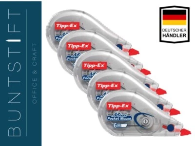 TIPP-EX® Tipp-Ex Mini Pocket Mouse Korrekturroller - 5mm x 6 m