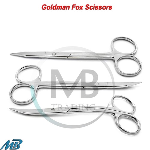 Goldman Fox Forbici Taglio Tessuti Sutura Taglio Dissezione Forbici Set di 3 - Foto 1 di 5
