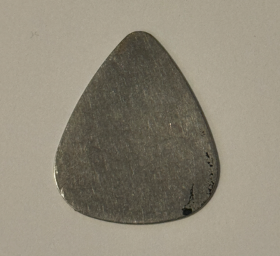 Def Leppard Steve Clark REVERSE LOGO Steel Guitar Pick STAGE USED