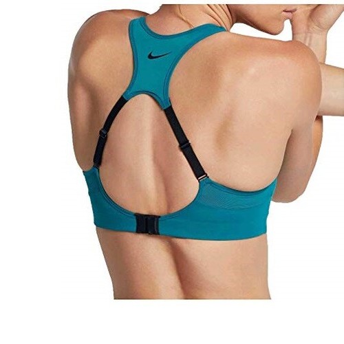Women's Nike Pro Alpha Sports Running Cross Training Bra AO8982-467 , NEW - Picture 3 of 3