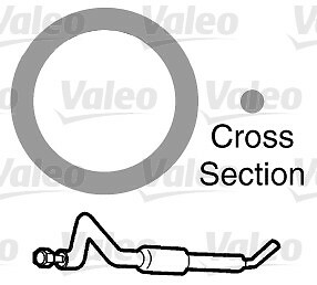 VALEO 509145 Seal, coolant tube - 第 1/1 張圖片