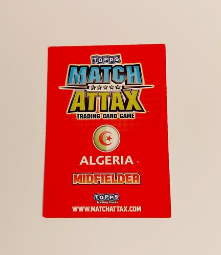 Match Attax World Cup 2010 Karim Ziani Algeria Base Card - Picture 2 of 2