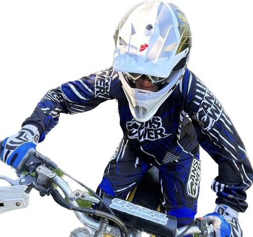Answer Racing Jersey: Blue/Black, Men's SM - Picture 2 of 6