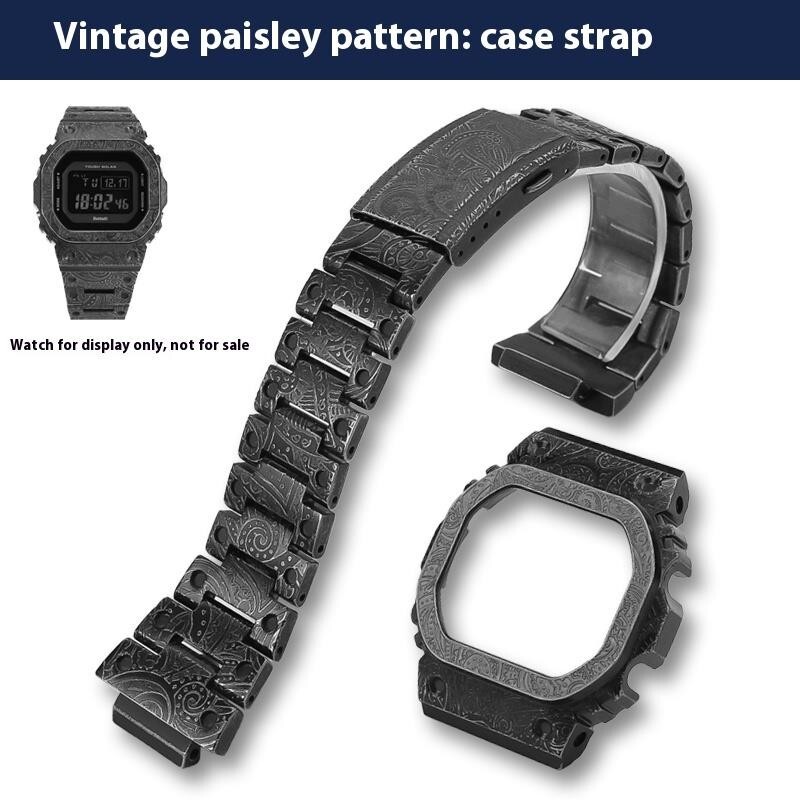 For Casio DW-5600 GW-M5610 Modified Retro Paisley Pattern Bracelet