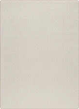 5x8 Milliken Ivory Solid Plain Area Rug URBANIST BISQUE - Aprx 5' 4" x 7' 8"