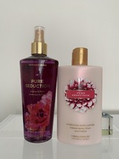 2pc Victoria  s Secret Pure Seduction Fragrance Mist Body Splash Body Lotion Set