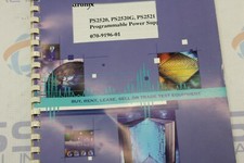 Tektronix 070-9196-01  Programmable Power Supplies User Manual