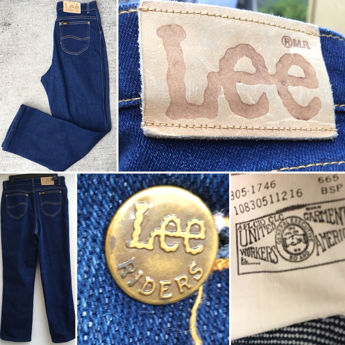 Vintage Lee Riders Jeans High Waist Made In USA Sz 14 30 Vintage Lee Riders Jeans High Waist Made In USA Sz 14 30