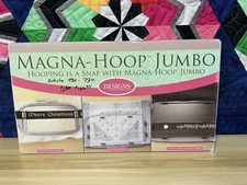 Magna-Hoop Jumbo Version A-SJ for Brother/Baby Lock 7"x12'', ''Excellent''