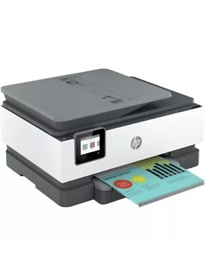 HP OfficeJet Pro 8034E Wireless Color All-In-One Inkjet Printer with Instant Ink