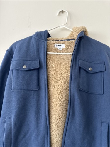 Sonoma Jacket Kid Size M(10-12) Blue Full-Zip Fleece Hoodie NWT $48 - Picture 4 of 5