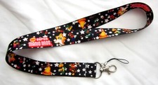 Unisex Super Mario Brothers All Characters and Stars 15" Lanyard-Brand New 
