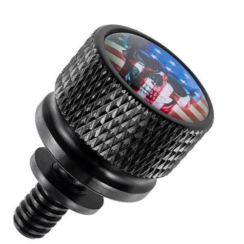 Knurled Fender Seat Bolt Screw black Fit For Harley 1996-23 Sportster Dyna - Picture 3 of 15