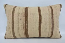 Home Decor Pillow, Boho Pillow, 16"x24" Beige Pillow Sham, Gift Pillow