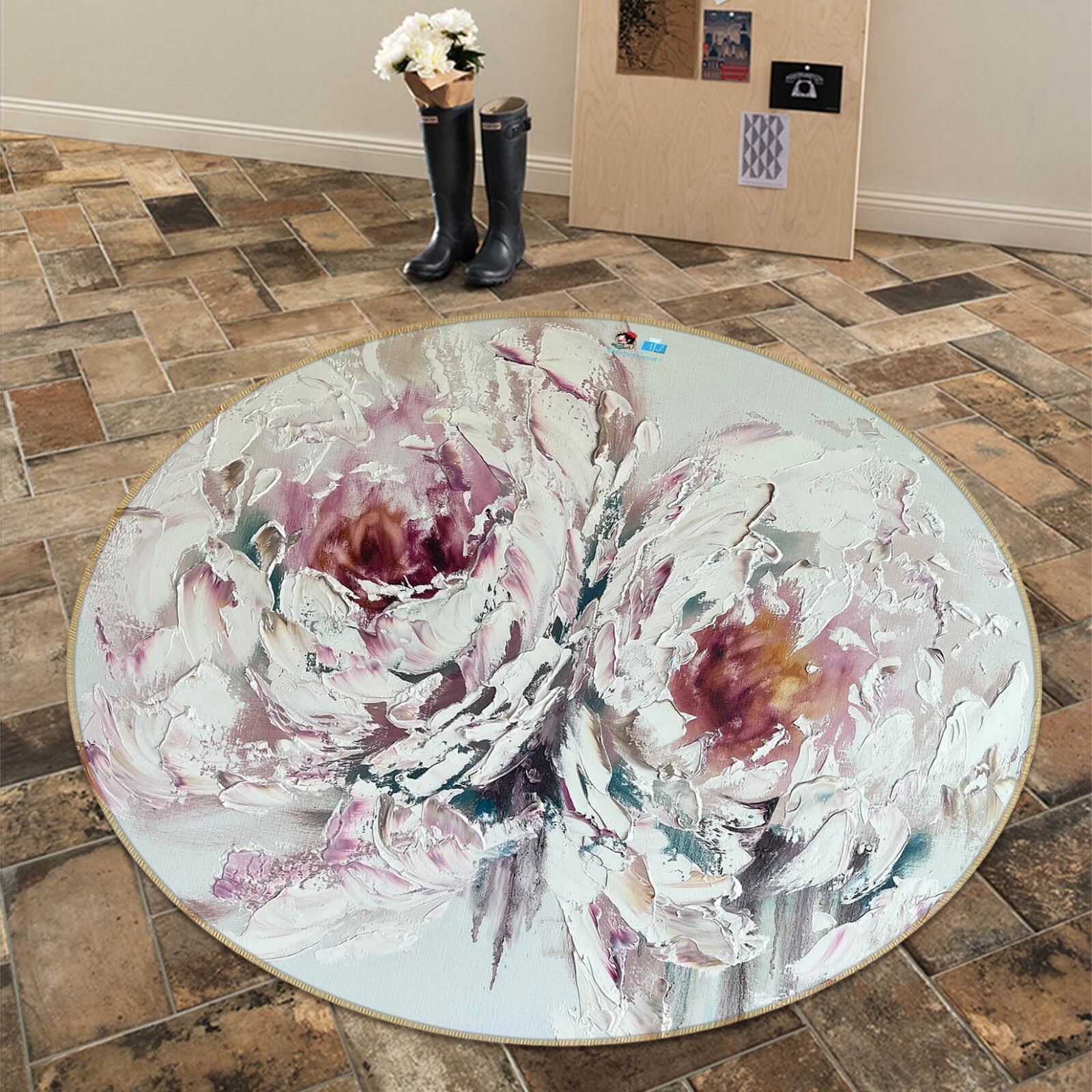3D Beautiful Aurora 136 Non Slip Rug Mat