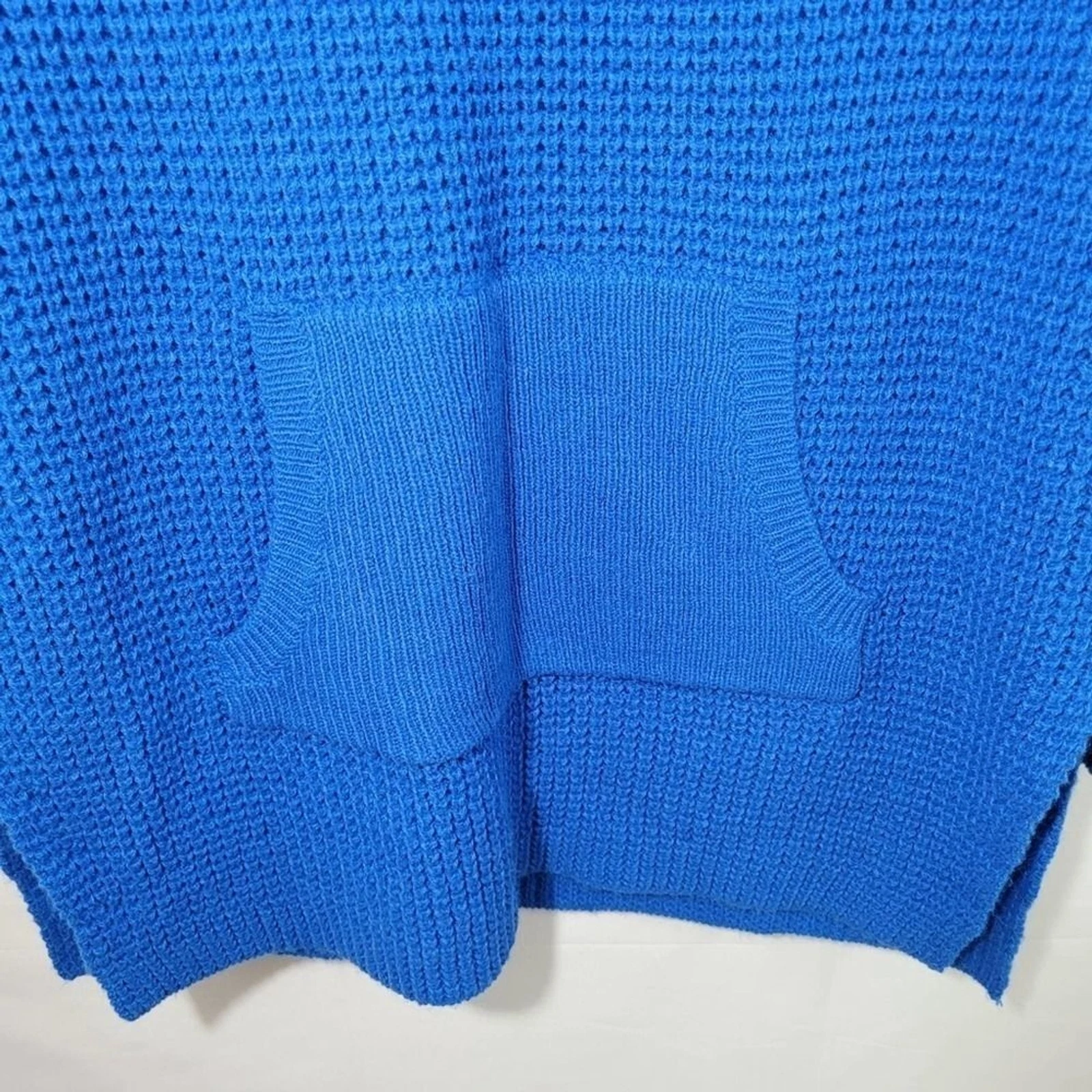 lole royal wool blend cable knit oversized sweater