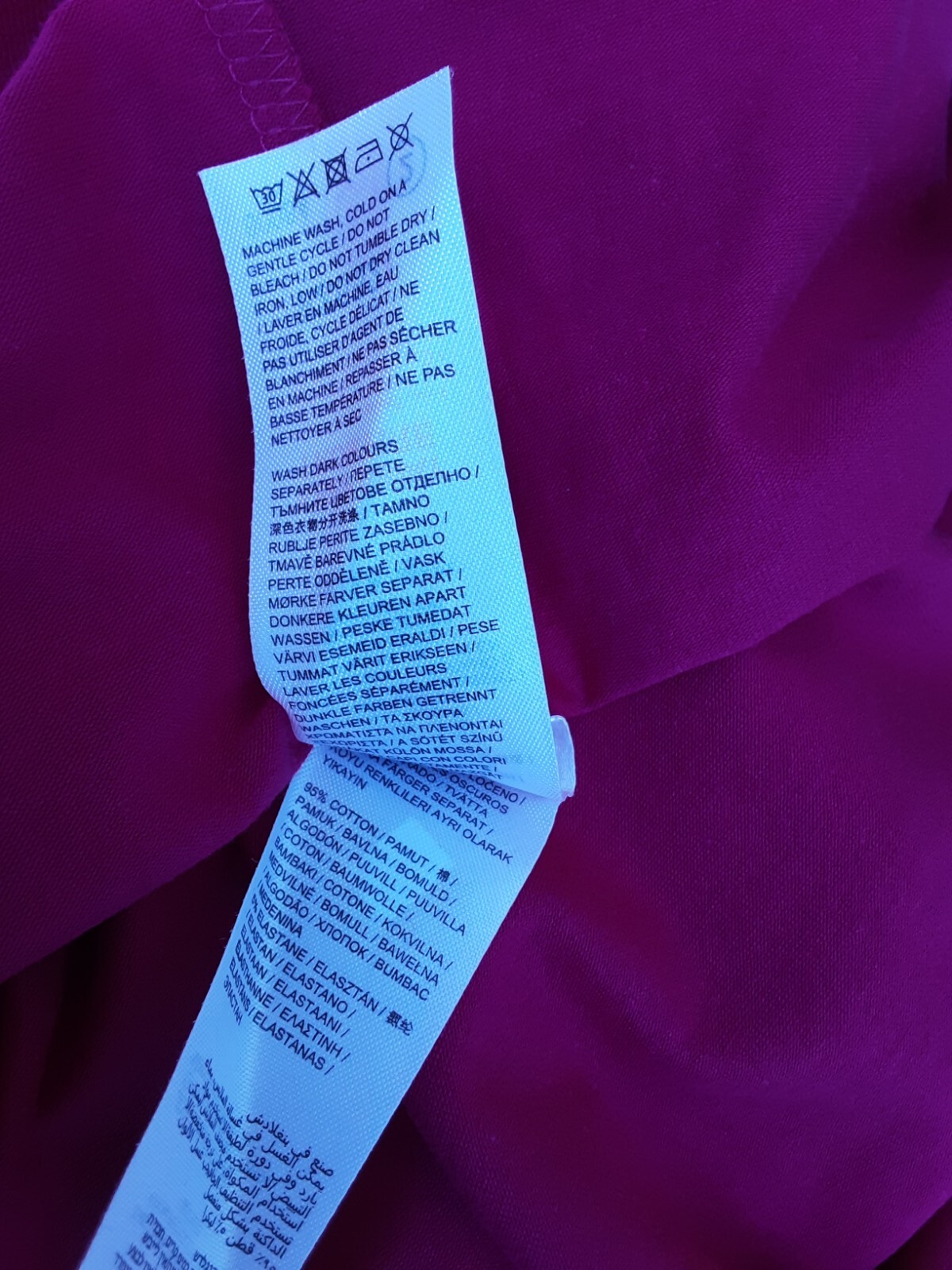 jd williams Pink Cotton Jersey Mock Neck Long Sleeve T Shirt Top UK 18