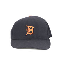 Vtg 90s New Era Detroit Tigers Baseball Fitted Hat Old English D Wool 6 5/8 USA