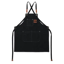 Chef's apron Cotton Canvas Unisex with Large Pockets