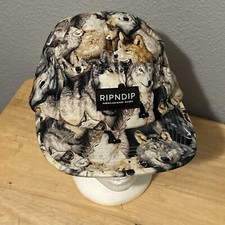 Rip N Dip Allover Wolves 5 Panel Camp Cap Wol...