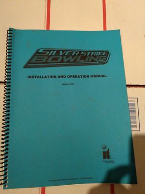 silver strike bowling arcade manual #5