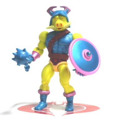 Masters of the Universe Origins MOTU Action Figure PIG HEAD SUNMAN Complete