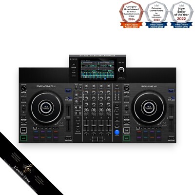 Denon SC LIVE 4-Deck Standalone DJ Mixer Controller Wi-Fi USB Japan Black 6.17kg