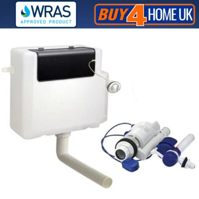 Dual Flush WC Toilet Cistern Front & Top Easy Access Concealed Cistern 3L/6L