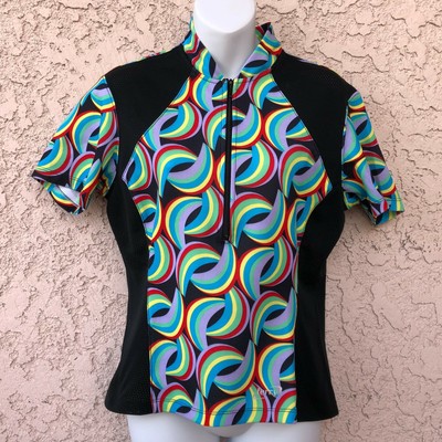 Women's Terry Cycling Jersey Multicolor 