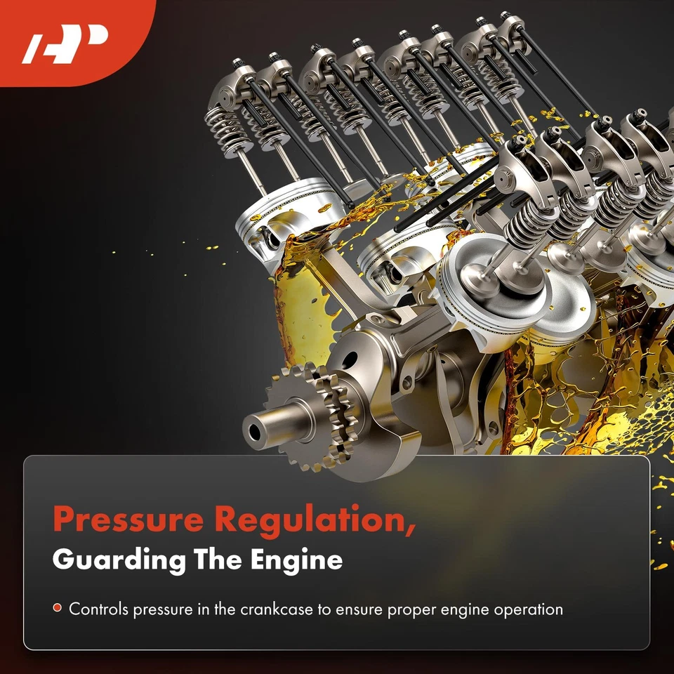 Tampa de válvula PCV A-Premium com membrana para Fiat 500X Pulse Peugeot Partner Opel - Imagem 4 de 4