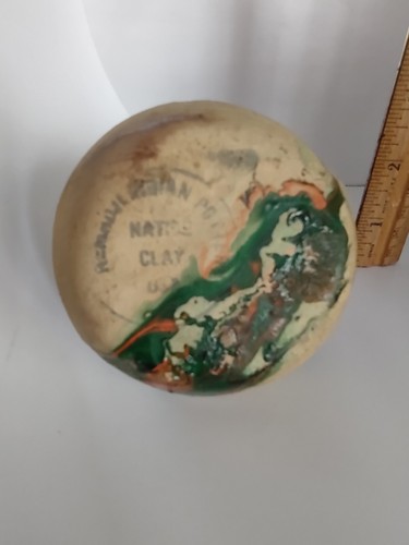 Vintage Original Nemadji Keramik Vase aus Pfeilspitzenregion MN *3,5" - Bild 4 von 4