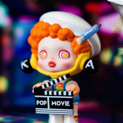 POP MART x SKULLPANDA Action Cut Fashionable Clapper-loader Mini