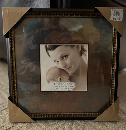 Kirkland's Home brand "Mother & Baby" 12 x 12 frame, holds a 6" x 6" photo, new - Picture 3 of 4