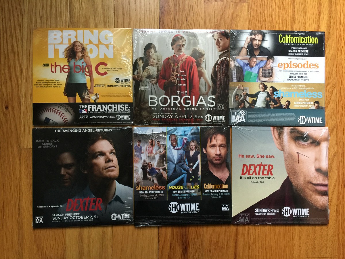 Showtime TV Series Lot of 6 Different Preview DVDs | eBay