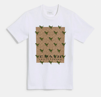 Coach Signature Rexy T Shirt In Organic Cotton Pick size | eBay