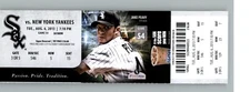 New York Yankees vs Chicago White Sox 8/6/2013 Full Ticket 