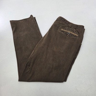 Meyer Jeans Men s Size W40 L32 Denim Brown Cairns Stretch Zip Fly