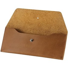Ringsun Genuine Leather Envelope Wallet, Cash Budget Holder